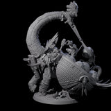 Siege Dinosaur War Platform Miniature for Dungeons and Dragons, Pathfinder or other TTRPGs