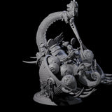 Siege Dinosaur War Platform Miniature for Dungeons and Dragons, Pathfinder or other TTRPGs