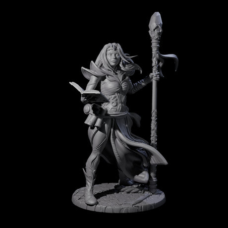 Siffh - Gusting Sorcerer Miniature for Dungeons and Dragons, Pathfinder or other TTRPGs