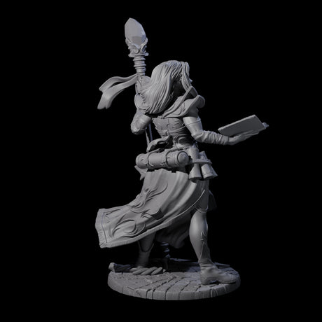 Siffh - Gusting Sorcerer Miniature for Dungeons and Dragons, Pathfinder or other TTRPGs
