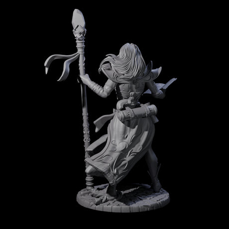 Siffh - Gusting Sorcerer Miniature for Dungeons and Dragons, Pathfinder or other TTRPGs