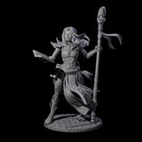 Siffh - Gusting Sorcerer Miniature for Dungeons and Dragons, Pathfinder or other TTRPGs