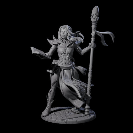 Siffh - Gusting Sorcerer Miniature for Dungeons and Dragons, Pathfinder or other TTRPGs