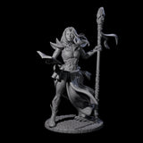 Siffh - Gusting Sorcerer Miniature for Dungeons and Dragons, Pathfinder or other TTRPGs