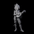Singing and Strumming Bard Miniature for Dungeons and Dragons, Pathfinder or other TTRPGs