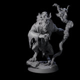 Sinister Gnoll Ruincaller Miniature for Dungeons and Dragons, Pathfinder or other TTRPGs
