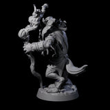 Sinister Gnoll Ruincaller Miniature for Dungeons and Dragons, Pathfinder or other TTRPGs
