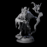Sinister Gnoll Ruincaller Miniature for Dungeons and Dragons, Pathfinder or other TTRPGs