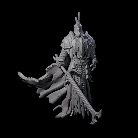 Sinister Graveknight A Miniature for Dungeons and Dragons, Pathfinder or other TTRPGs