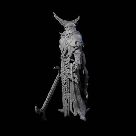 Sinister Graveknight A Miniature for Dungeons and Dragons, Pathfinder or other TTRPGs