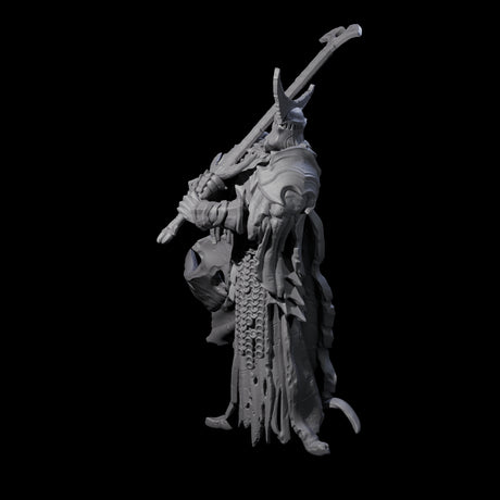 Sinister Graveknight B Miniature for Dungeons and Dragons, Pathfinder or other TTRPGs