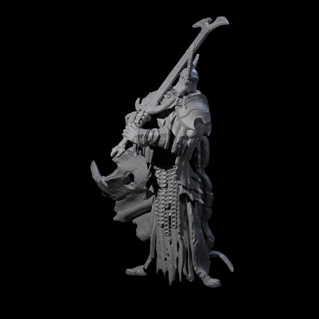 Sinister Graveknight B Miniature for Dungeons and Dragons, Pathfinder or other TTRPGs