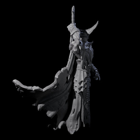 Sinister Graveknight C Miniature for Dungeons and Dragons, Pathfinder or other TTRPGs