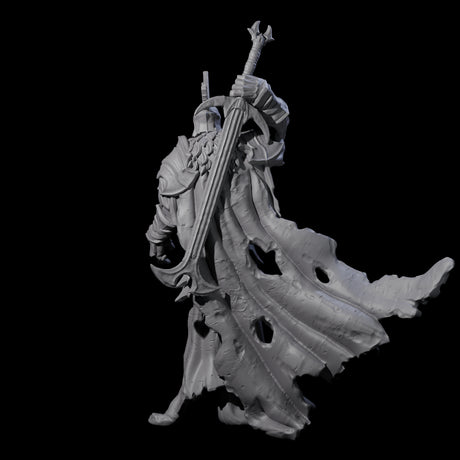 Sinister Graveknight C Miniature for Dungeons and Dragons, Pathfinder or other TTRPGs