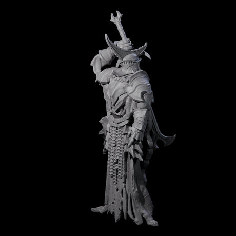 Sinister Graveknight C Miniature for Dungeons and Dragons, Pathfinder or other TTRPGs
