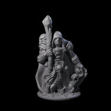 Sinister Human Necromancer Miniature for Dungeons and Dragons, Pathfinder or other TTRPGs