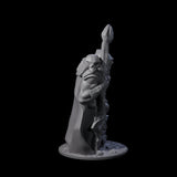 Sinister Human Necromancer Miniature for Dungeons and Dragons, Pathfinder or other TTRPGs