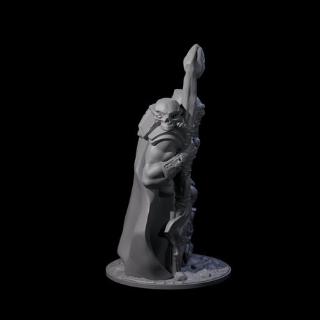 Sinister Human Necromancer Miniature for Dungeons and Dragons, Pathfinder or other TTRPGs