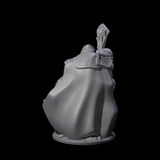 Sinister Human Necromancer Miniature for Dungeons and Dragons, Pathfinder or other TTRPGs
