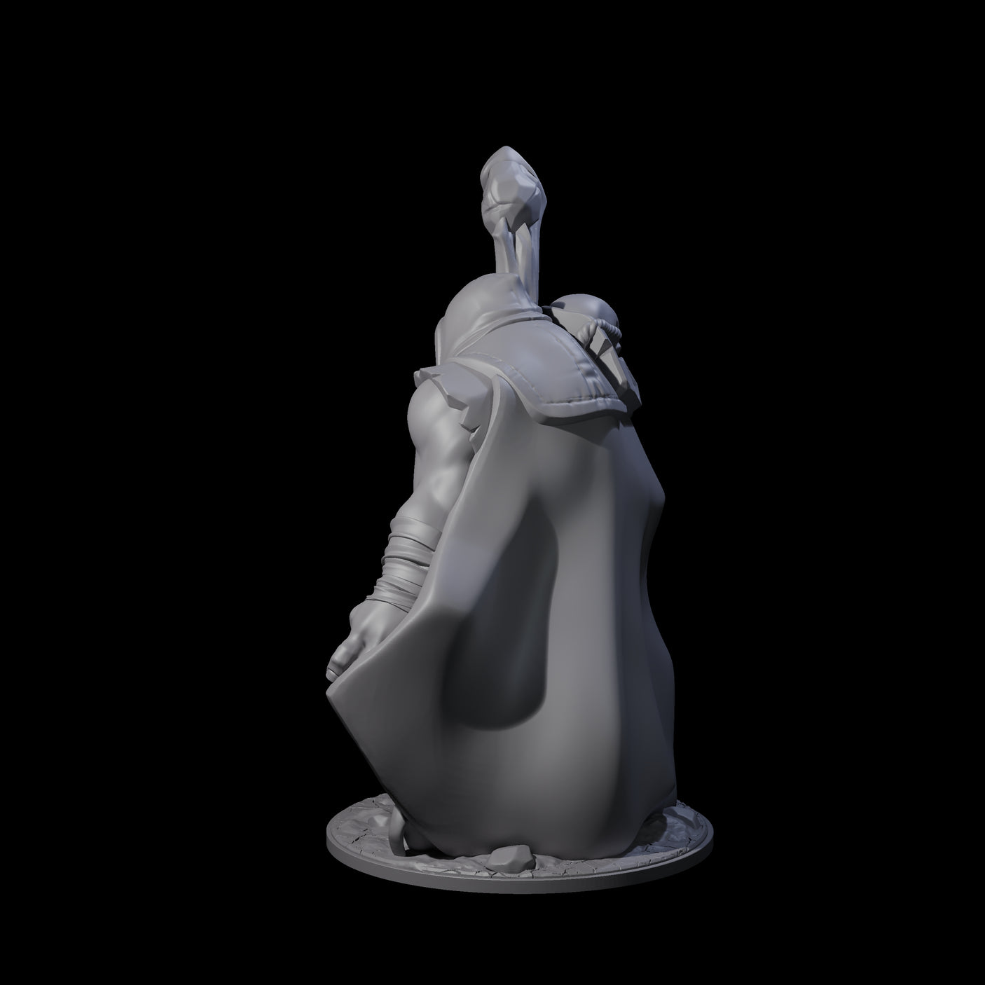 Sinister Human Necromancer Miniature for Dungeons and Dragons, Pathfinder or other TTRPGs
