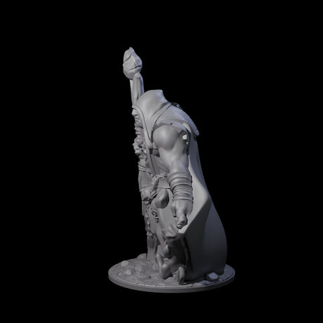 Sinister Human Necromancer Miniature for Dungeons and Dragons, Pathfinder or other TTRPGs