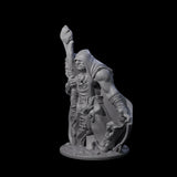 Sinister Human Necromancer Miniature for Dungeons and Dragons, Pathfinder or other TTRPGs