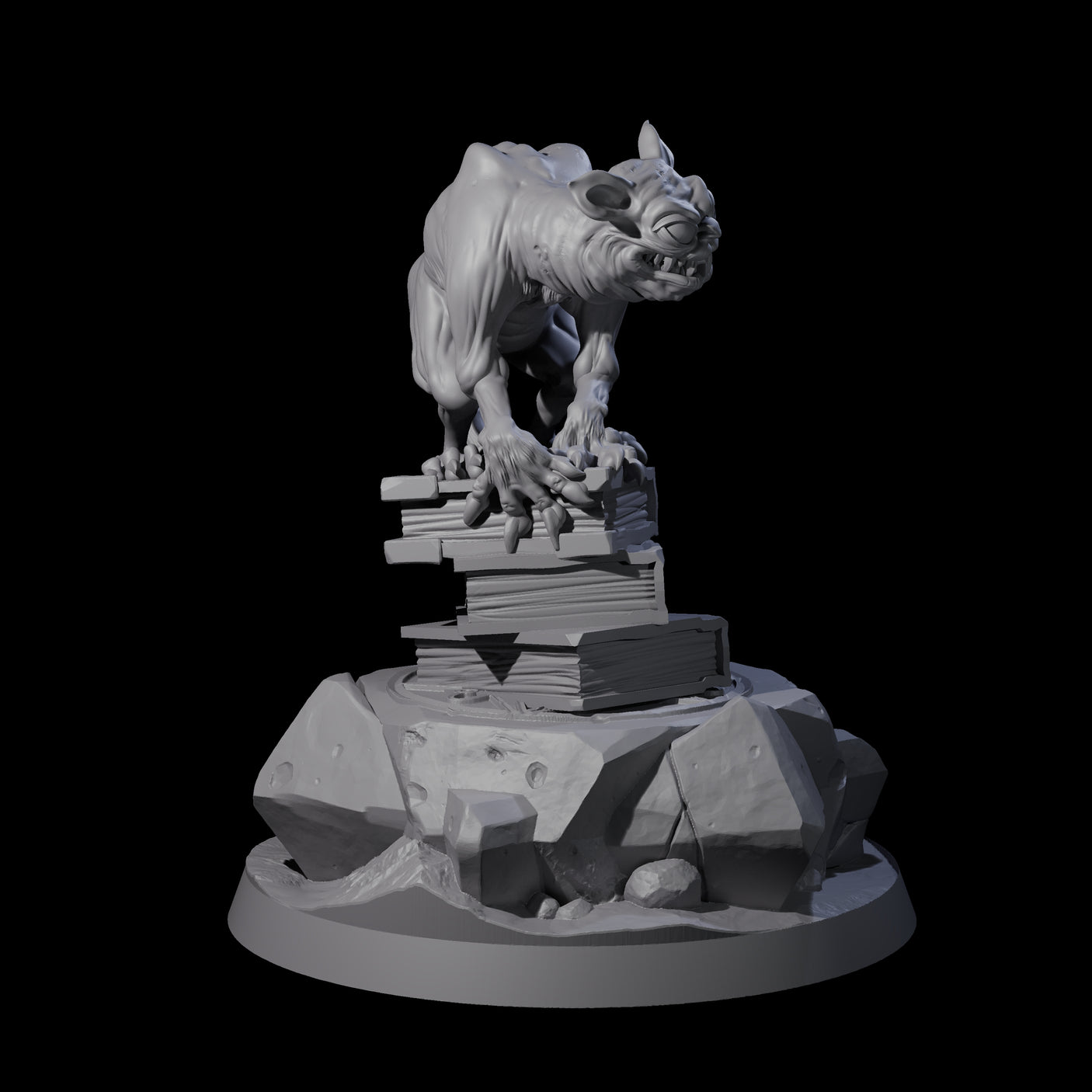 Sinister Imp Familiar Miniature for Dungeons and Dragons, Pathfinder or other TTRPGs