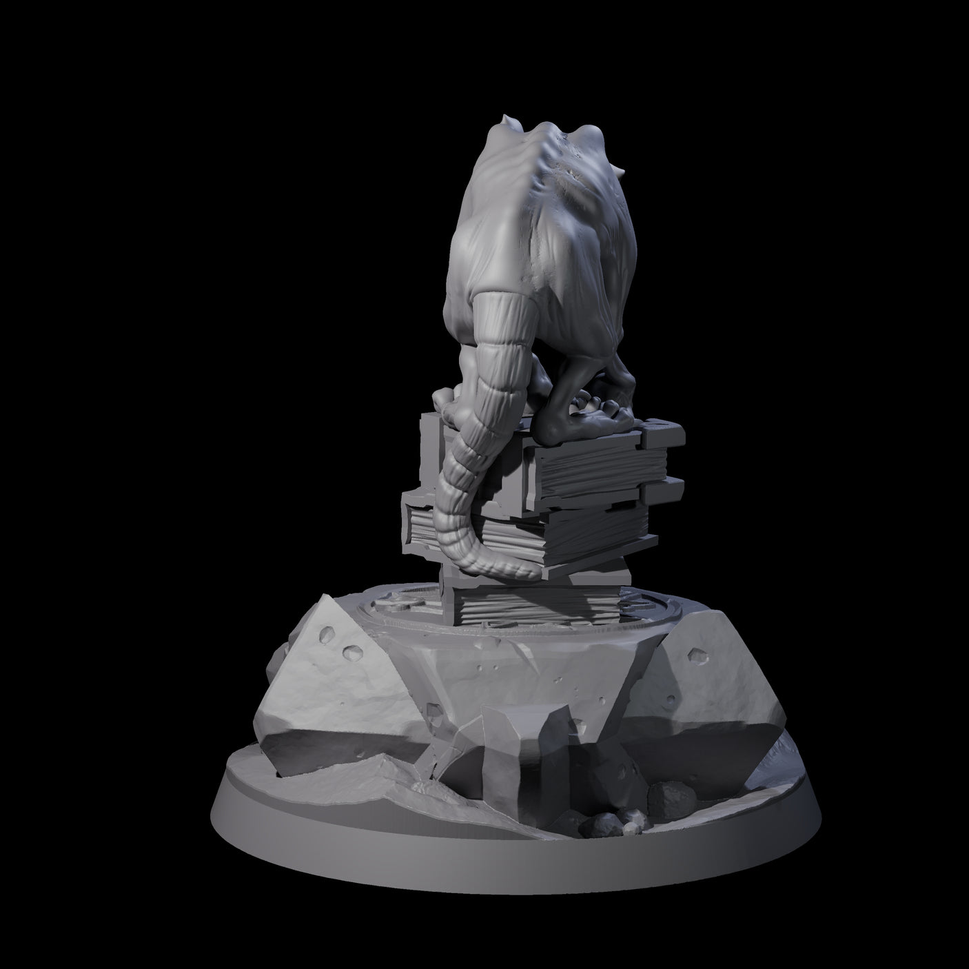 Sinister Imp Familiar Miniature for Dungeons and Dragons, Pathfinder or other TTRPGs