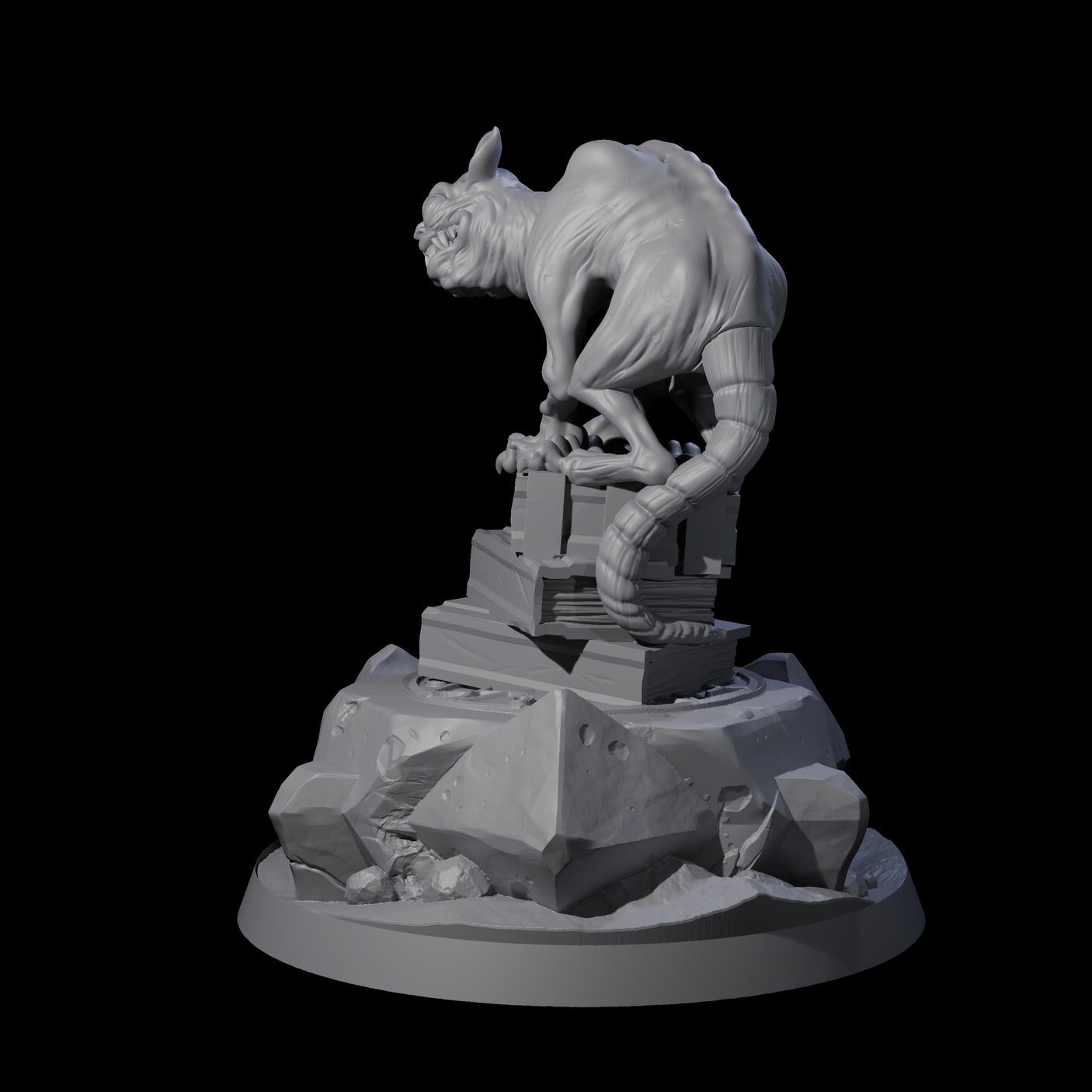 Sinister Imp Familiar Miniature for Dungeons and Dragons, Pathfinder or other TTRPGs