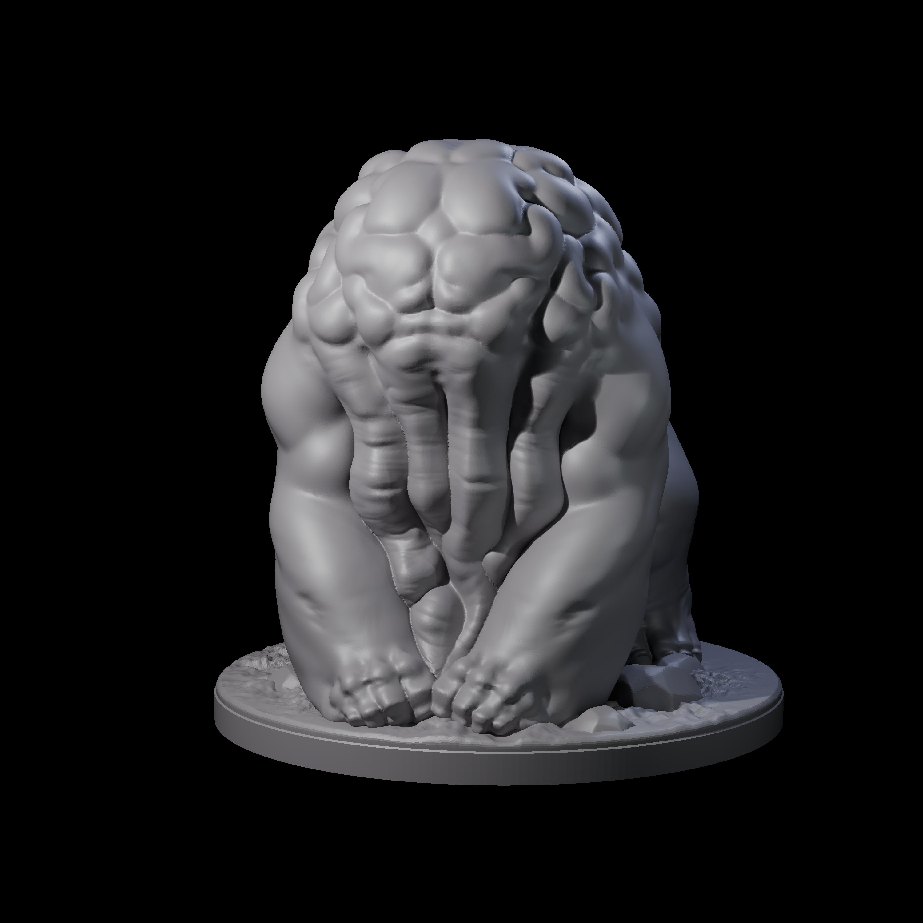 Sinister Plodding Intellect Devourer B Miniature for Dungeons and Dragons, Pathfinder or other TTRPGs
