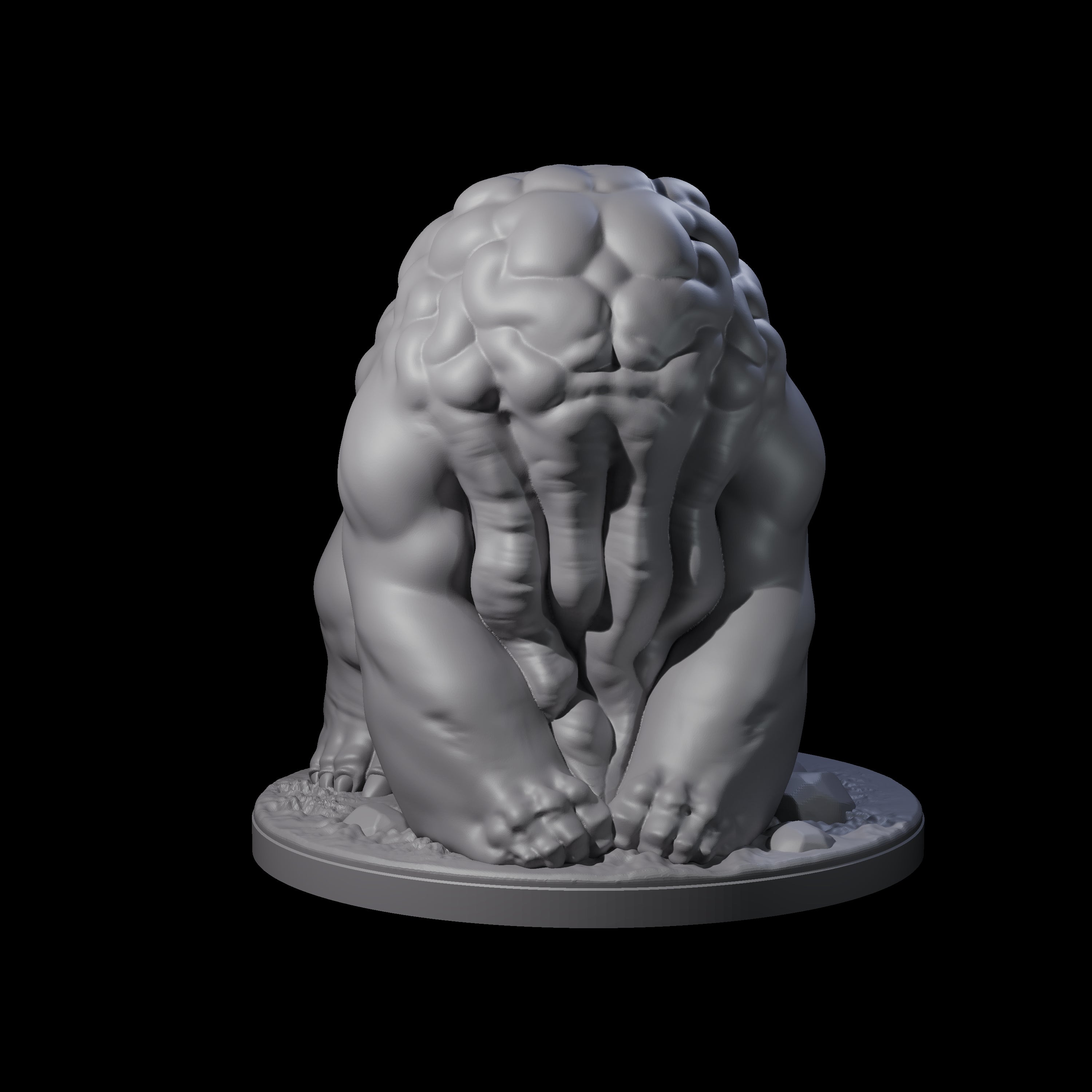 Sinister Plodding Intellect Devourer B Miniature for Dungeons and Dragons, Pathfinder or other TTRPGs