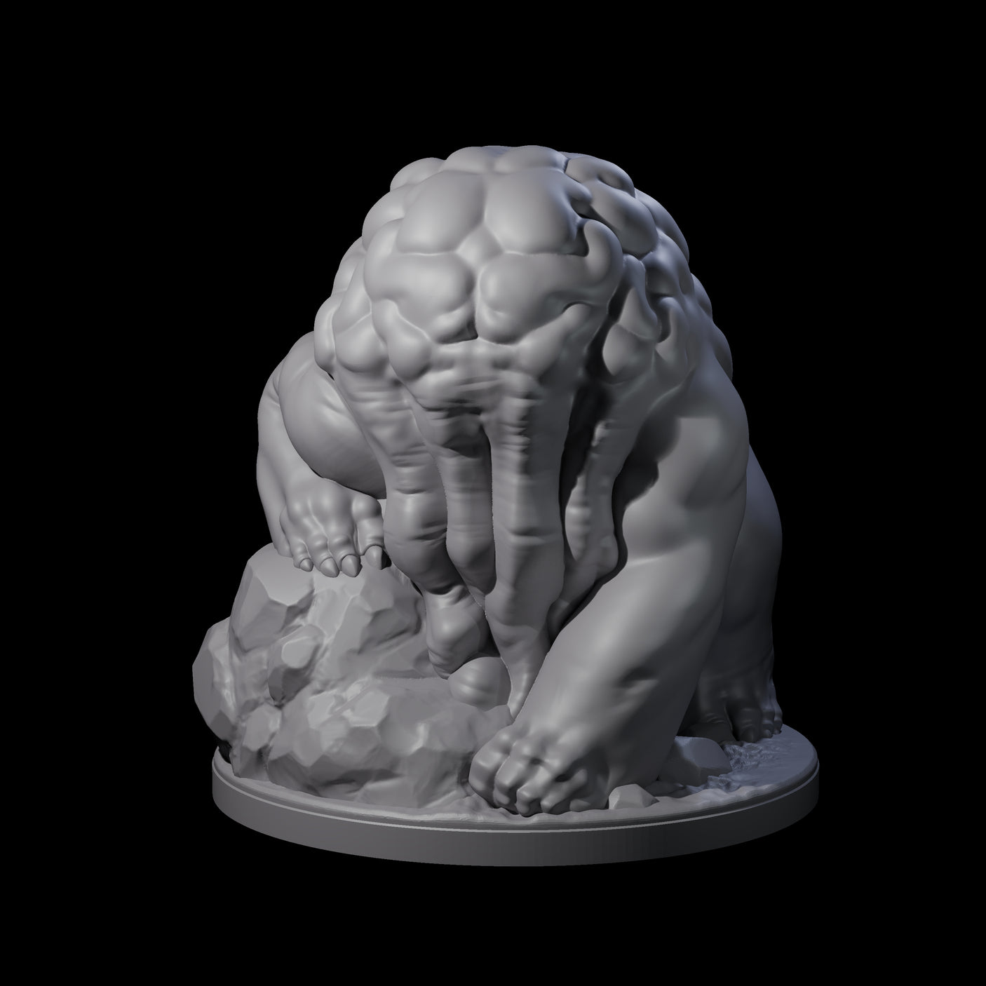 Sinister Plodding Intellect Devourer C Miniature for Dungeons and Dragons, Pathfinder or other TTRPGs
