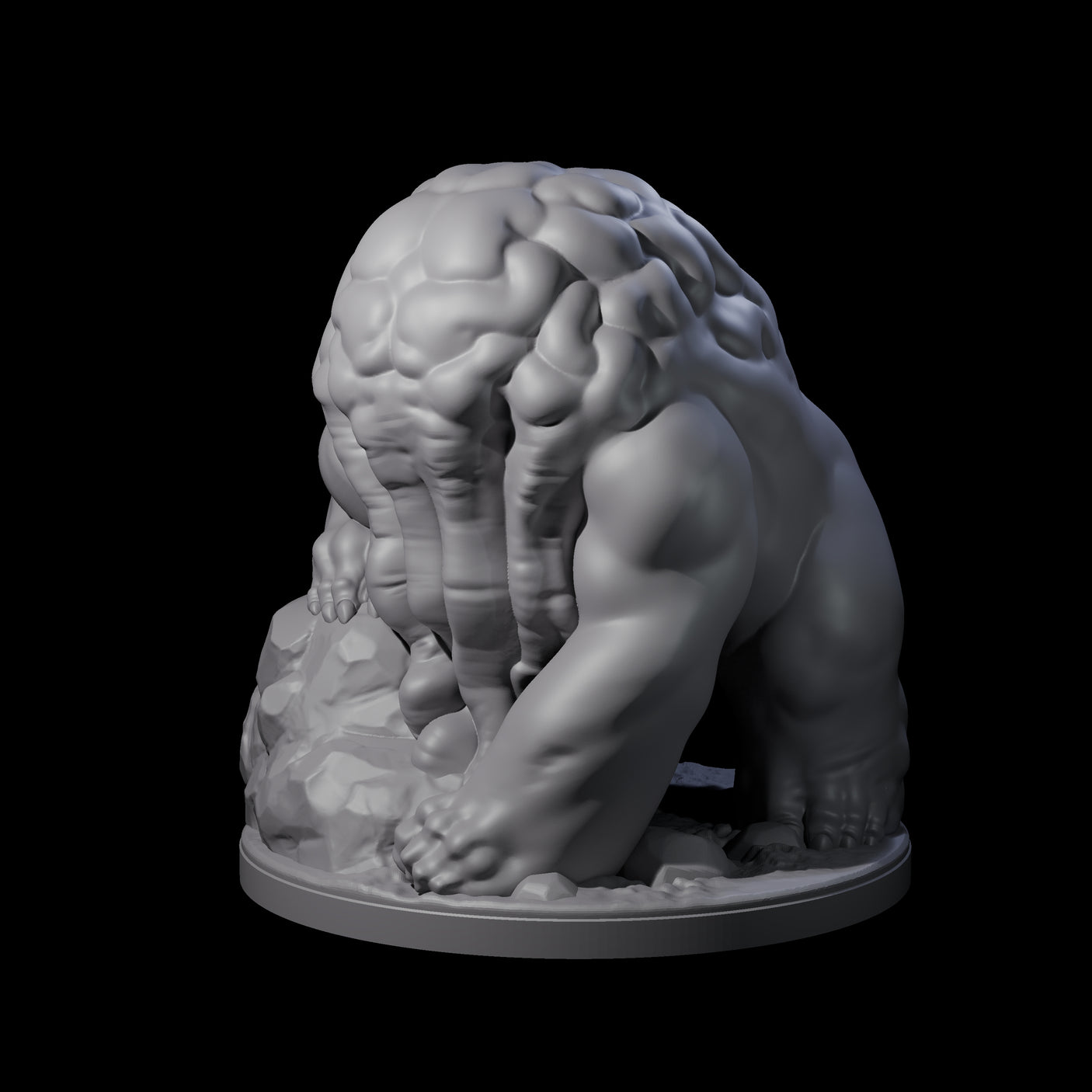 Sinister Plodding Intellect Devourer C Miniature for Dungeons and Dragons, Pathfinder or other TTRPGs