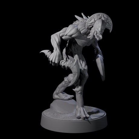 Sinuous Babau A Miniature for Dungeons and Dragons, Pathfinder or other TTRPGs