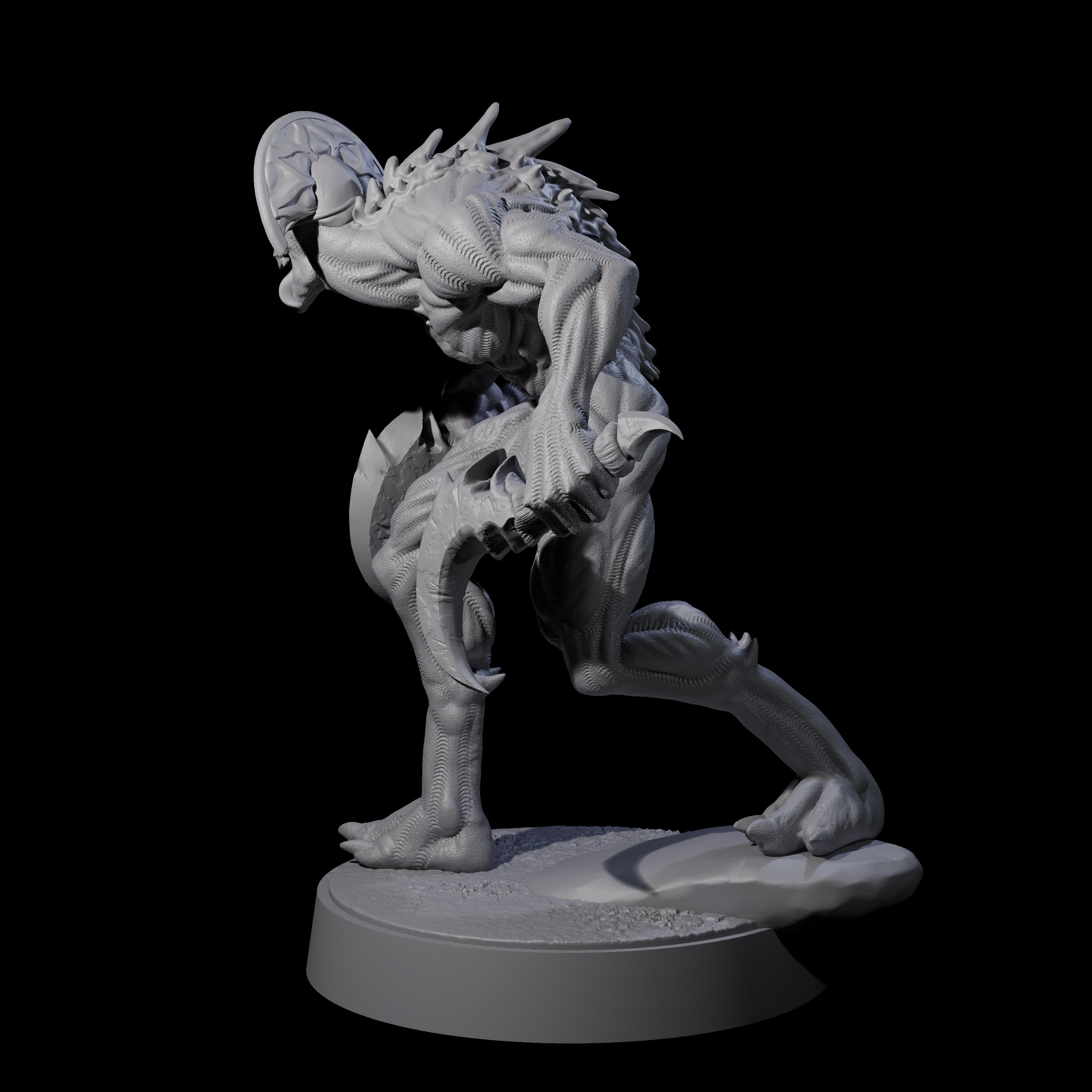 Sinuous Babau A Miniature for Dungeons and Dragons, Pathfinder or other TTRPGs