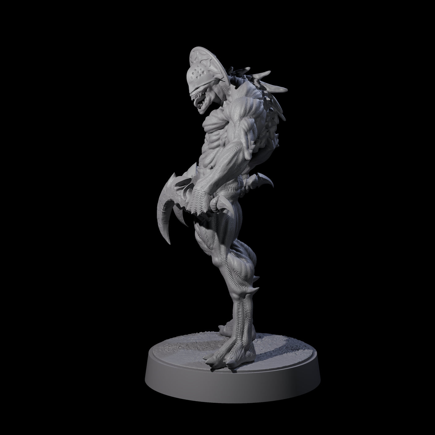 Sinuous Babau B Miniature for Dungeons and Dragons, Pathfinder or other TTRPGs