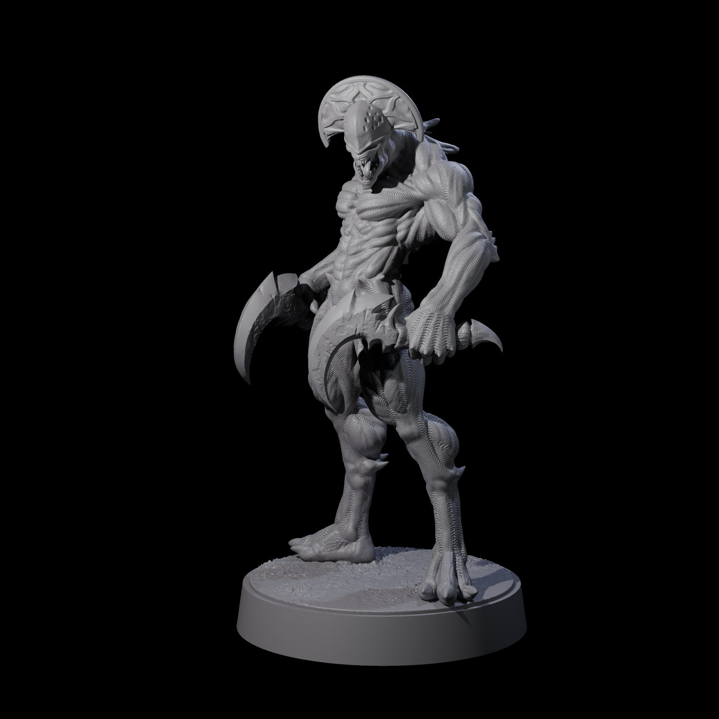 Sinuous Babau B Miniature for Dungeons and Dragons, Pathfinder or other TTRPGs