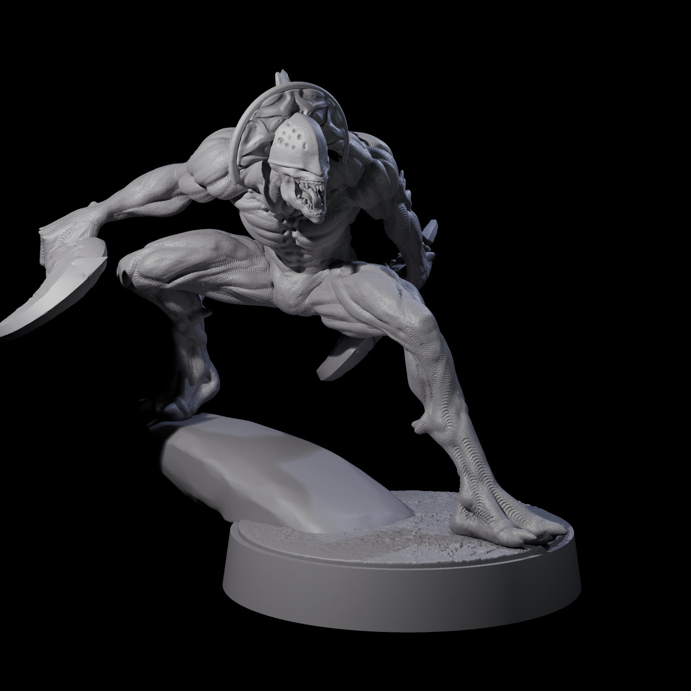 Sinuous Babau C Miniature for Dungeons and Dragons, Pathfinder or other TTRPGs