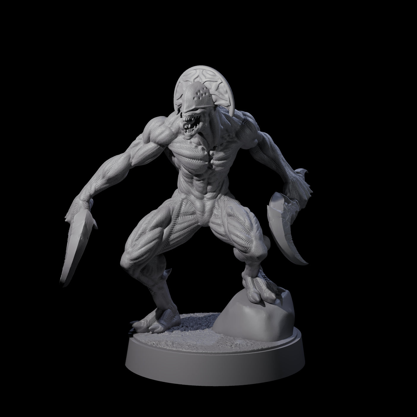 Sinuous Babau D Miniature for Dungeons and Dragons, Pathfinder or other TTRPGs