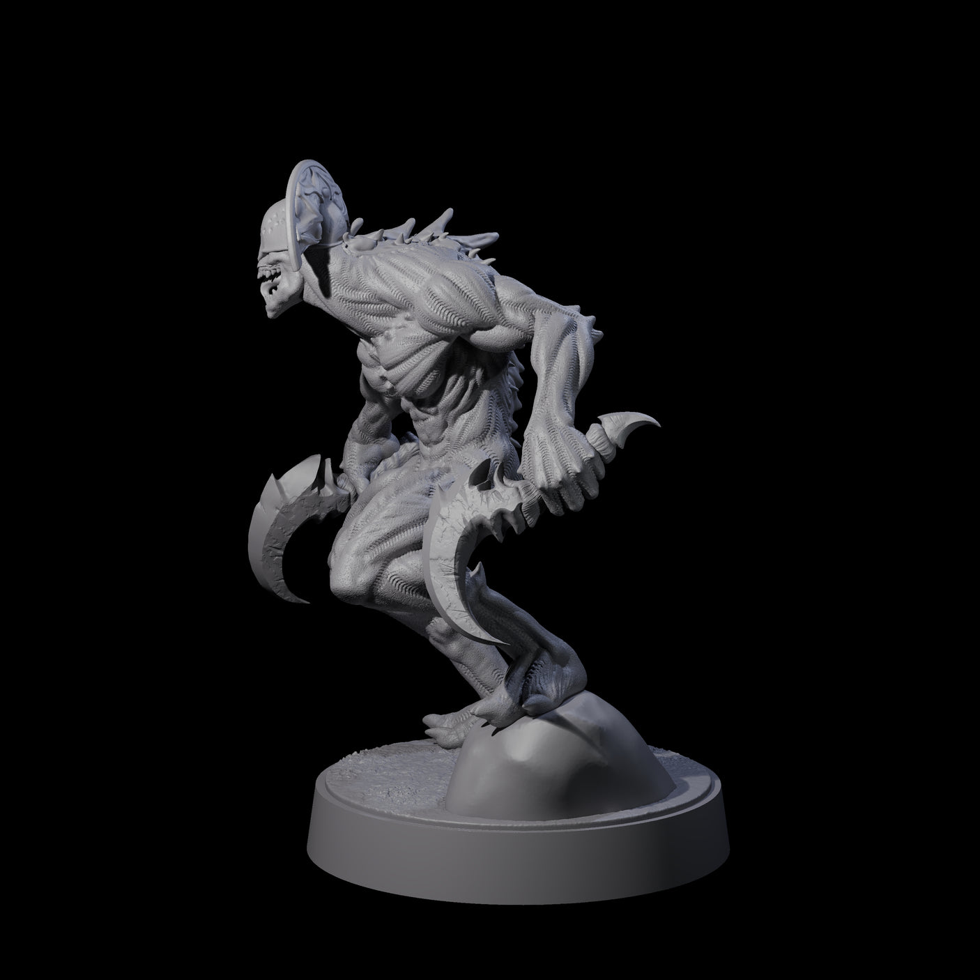 Sinuous Babau D Miniature for Dungeons and Dragons, Pathfinder or other TTRPGs