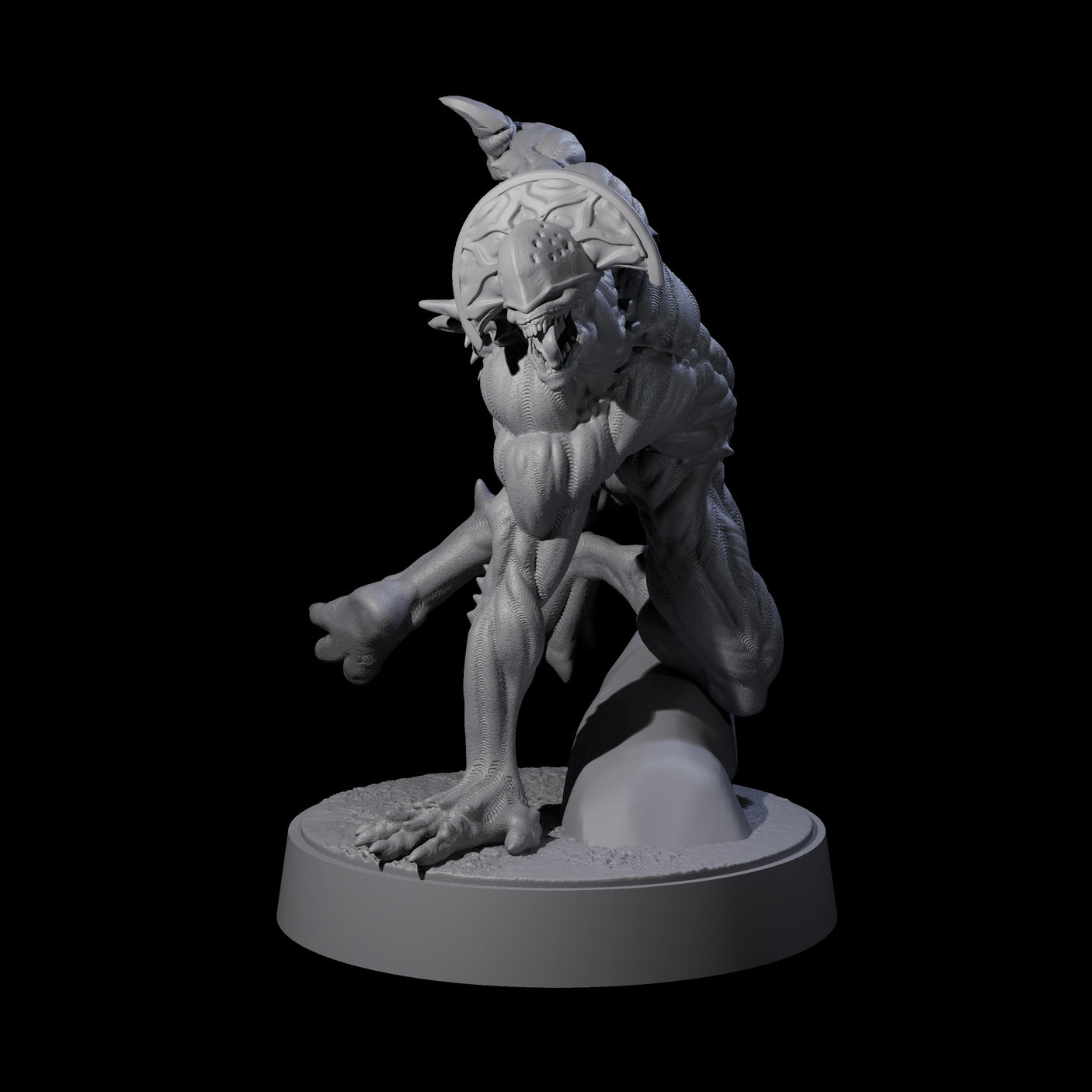 Sinuous Babau E Miniature for Dungeons and Dragons, Pathfinder or other TTRPGs