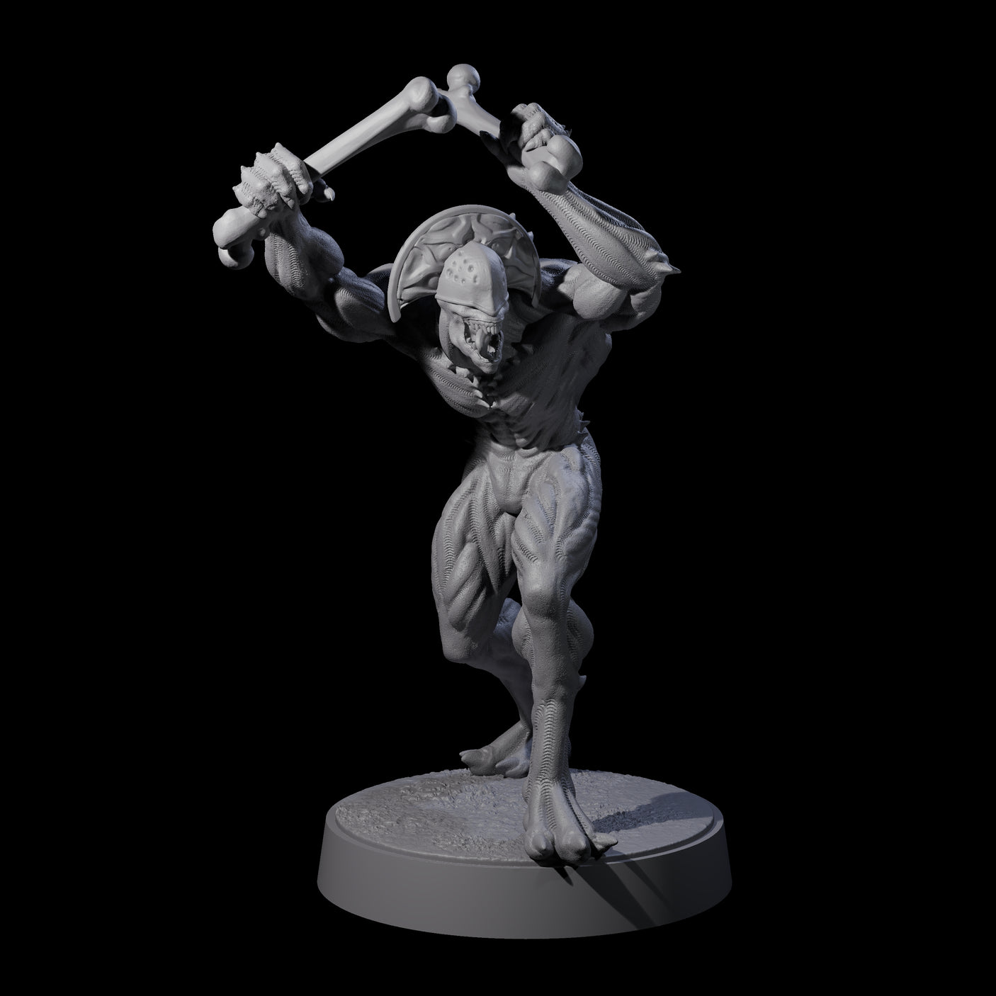 Sinuous Babau F Miniature for Dungeons and Dragons, Pathfinder or other TTRPGs