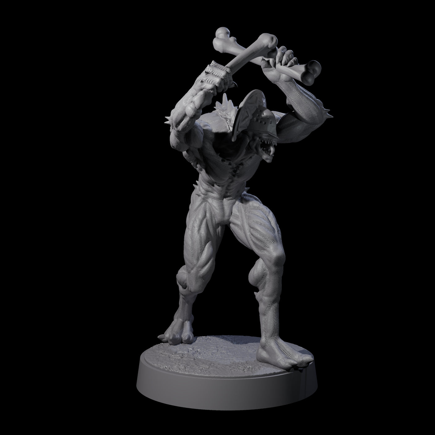 Sinuous Babau F Miniature for Dungeons and Dragons, Pathfinder or other TTRPGs
