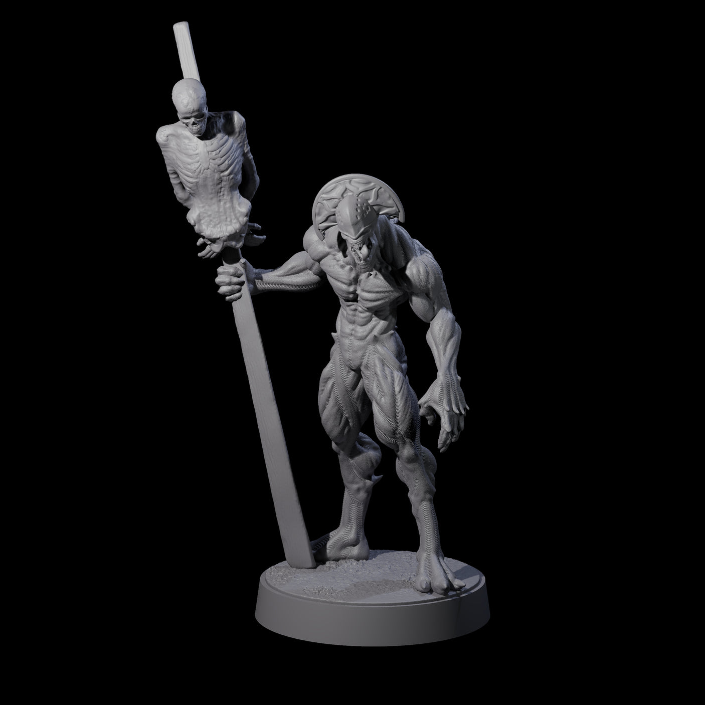 Sinuous Babau G Miniature for Dungeons and Dragons, Pathfinder or other TTRPGs