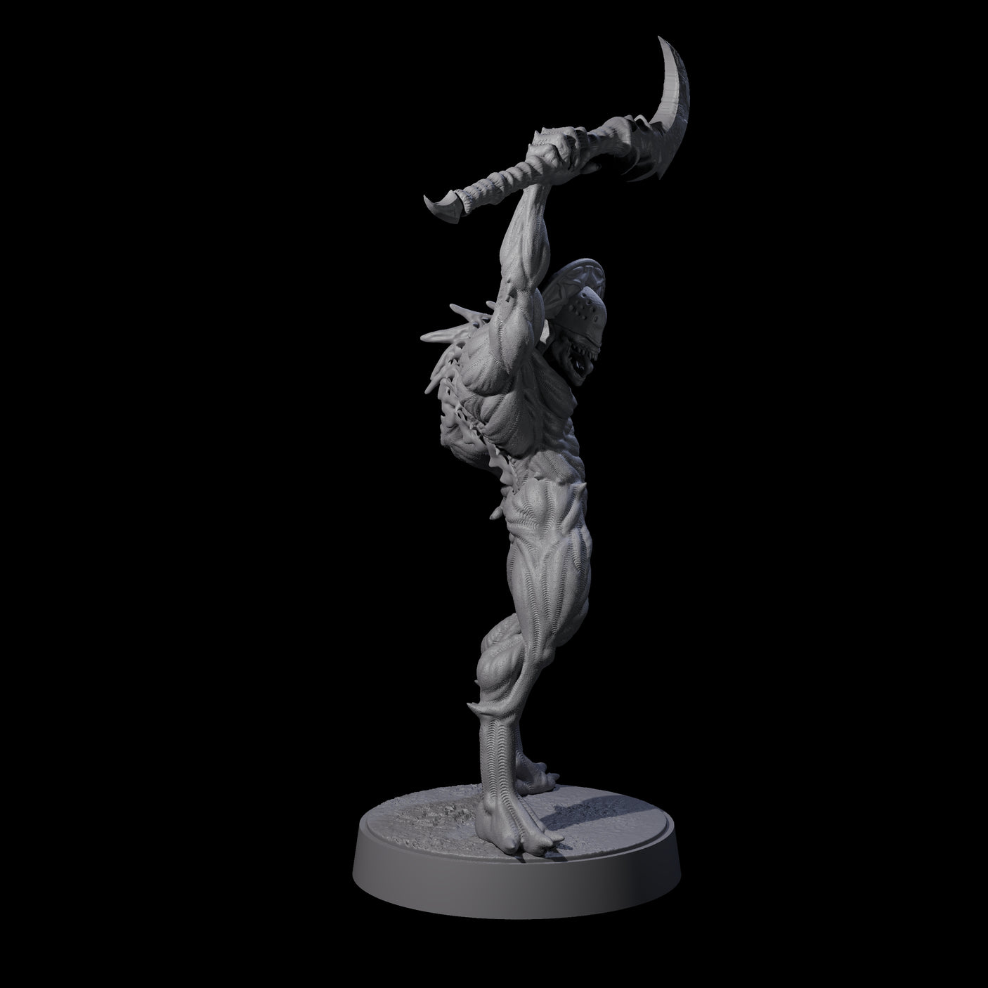 Sinuous Babau H Miniature for Dungeons and Dragons, Pathfinder or other TTRPGs