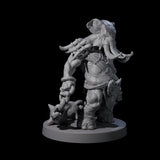 Sinuous Loxodon Gladiator A Miniature for Dungeons and Dragons, Pathfinder or other TTRPGs