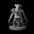 Sinuous Loxodon Gladiator A Miniature for Dungeons and Dragons, Pathfinder or other TTRPGs