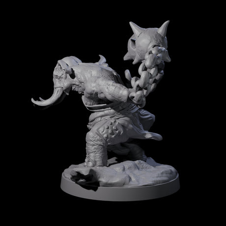 Sinuous Loxodon Gladiator B Miniature for Dungeons and Dragons, Pathfinder or other TTRPGs