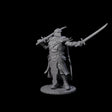 Sir Balyn - Duel Sword Fighter Miniature for Dungeons and Dragons, Pathfinder or other TTRPGs