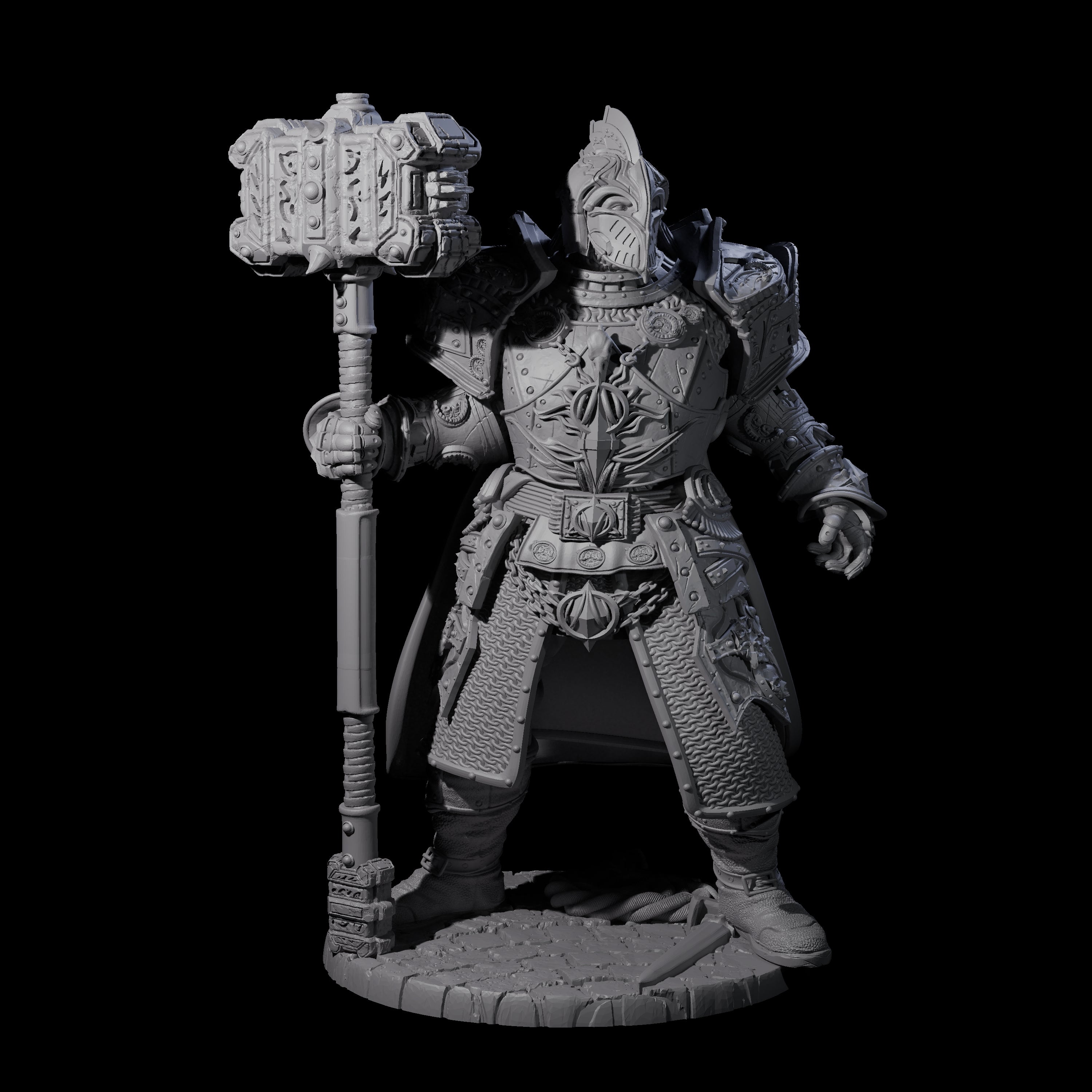 Sir Kay - Hulking Knight Miniature for Dungeons and Dragons, Pathfinder or other TTRPGs
